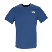 Rode Box Tee - Streetwear Collectie The North Face , Blue , Heren