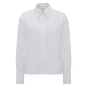 Geknipte Overhemd Victoria Beckham , White , Dames