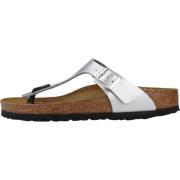 Sliders Birkenstock , Gray , Dames