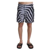 Strandkleding Zwembroek met Zebra Print Dolce & Gabbana , Multicolor ,...