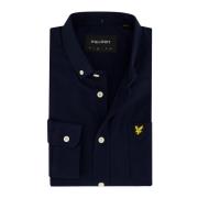 Casual Donkerblauw Overhemd Lyle & Scott , Blue , Heren