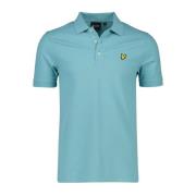 Blauwe poloshirt met korte mouwen Lyle & Scott , Blue , Heren