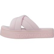 Sliders Tommy Jeans , Pink , Dames