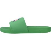 Sliders Tommy Jeans , Green , Dames