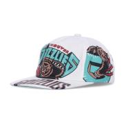 NBA In Your Face Cap Mitchell & Ness , White , Heren