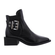 Chunky Buckle Chelsea Boot Maat 37 Ganni , Black , Dames