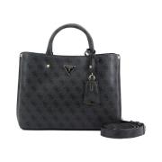 Elegant Society Satchel Handbag Guess , Black , Dames