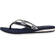 Colorblock Webbing Flip Flops Tommy Hilfiger , Blue , Dames