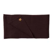 Luxe Cashmere Gebreide Nekwikkel Sjaal Dolce & Gabbana , Brown , Heren