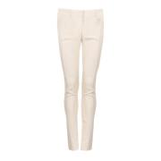 Skinny Trousers Patrizia Pepe , Beige , Dames