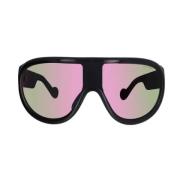 Pre-owned Fabric sunglasses Moncler Pre-owned , Black , Dames