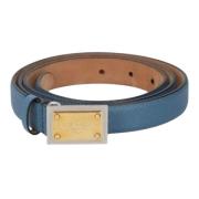 Pre-owned Leather belts Dolce & Gabbana Pre-owned , Blue , Dames