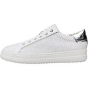 Stijlvolle Damessneakers Geox , White , Dames