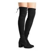 Tieland Over-de-Knie Laarsjes Stuart Weitzman , Black , Dames