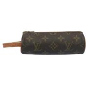 Pre-owned Canvas home-office Louis Vuitton Vintage , Brown , Dames