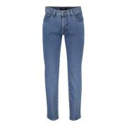 Blauwe Denim Jeans Pierre Cardin , Blue , Heren