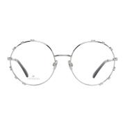 Zilveren Metalen Optische Brillen Swarovski , Gray , Dames