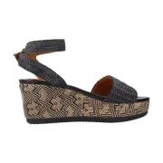 Wedges Geox , Black , Dames