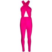 Fuchsia Open Rug Jumpsuit Andamane , Pink , Dames