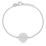 Tante Zilveren Armband met Amulet Hanger Frk. Lisberg , Gray , Dames