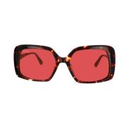 Pre-owned Fabric sunglasses Moncler Pre-owned , Brown , Dames