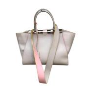 Pre-owned Leather fendi-bags Fendi Vintage , Beige , Dames