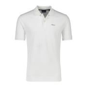 Witte Polo T-shirt met Korte Mouw Gant , White , Heren