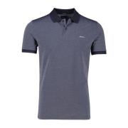 Donkerblauw poloshirt met korte mouwen Gant , Blue , Heren