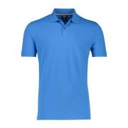 Blauwe polo met korte mouwen Hugo Boss , Blue , Heren