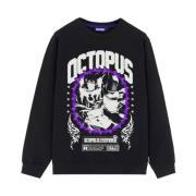 Hoogwaardige sweatshirts Octopus , Black , Heren