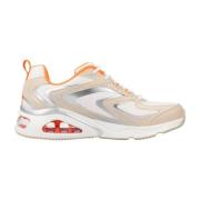 Stijlvolle Tres-Air Sneakers voor Vrouwen Skechers , Orange , Dames