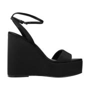 Wedges Steve Madden , Black , Dames