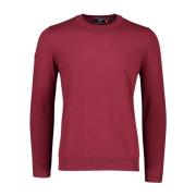 Bordeaux Gebreide Trui Superdry , Red , Heren