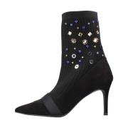 Heeled Boots La Strada , Black , Dames