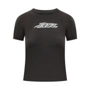 Korte Mouw T-Shirt Ambush , Black , Dames