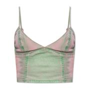 De-Fulvy-S denim top Diesel , Green , Dames