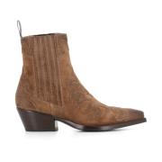 Texano Laarzen met Decoratieve Studs Sartore , Brown , Dames