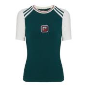 Retro PB T-shirt Balmain , Green , Dames