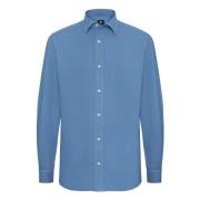 Regular Fit Katoenen Overhemd Boggi Milano , Blue , Heren