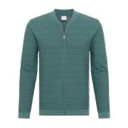 Groene Zip-through Vest Blue Industry , Green , Heren