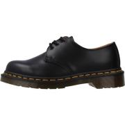 Zwarte Leren Veterschoenen 1461 Dr. Martens , Black , Dames