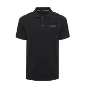 Zwart Logo Polo T-Shirt Karl Lagerfeld , Black , Heren