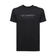 Zwart 3D Address T-Shirt Karl Lagerfeld , Black , Heren