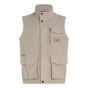 Utility Mouwloos Vest Tommy Hilfiger , Gray , Heren