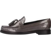 Grijze Patentleren Kwastloafers Geox , Gray , Dames