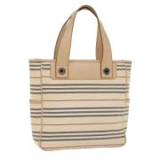 Pre-owned Canvas shoulder-bags Burberry Vintage , Beige , Dames