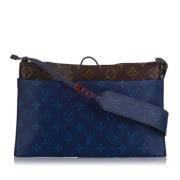 Pre-owned Canvas louis-vuitton-bags Louis Vuitton Vintage , Blue , Dam...