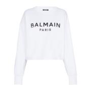Paris sweatshirt Balmain , White , Dames