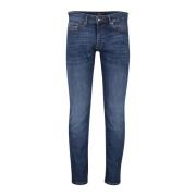Blauwe Denim Jeans - Slim Fit Hugo Boss , Blue , Heren