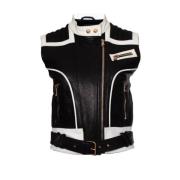 Voldoende lederen bovenkleding Balmain Pre-owned , Black , Dames